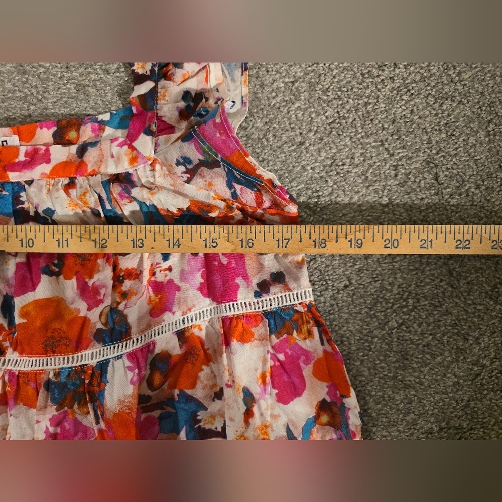 TCEC Floral Tiered Ruffle Top, NWOT - Picture 4 of 7